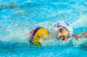 دیدار واترپلو تیم‌های ایران و اندونزی